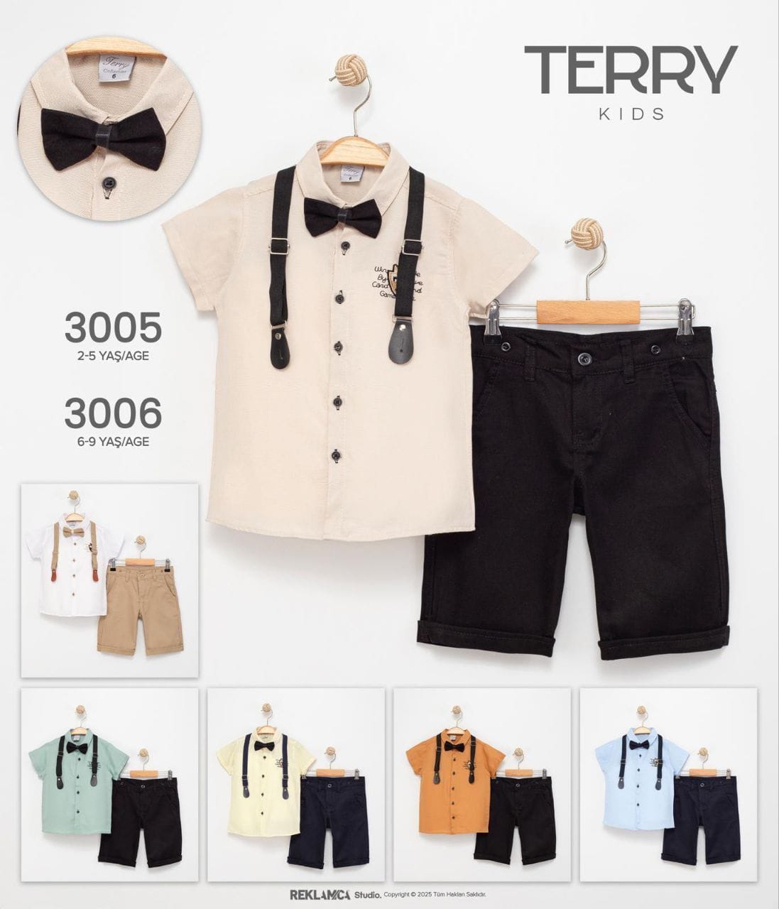 Terry Kids ŞORTLU TAKIMLAR